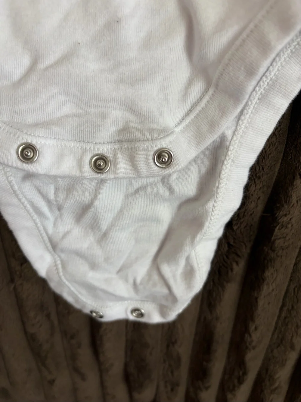 Old Navy White Short-Sleeve Baby One-Piece Bodysuit